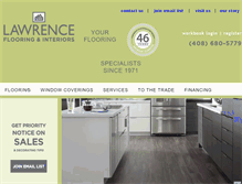 Tablet Screenshot of lawrencefurnishings.com